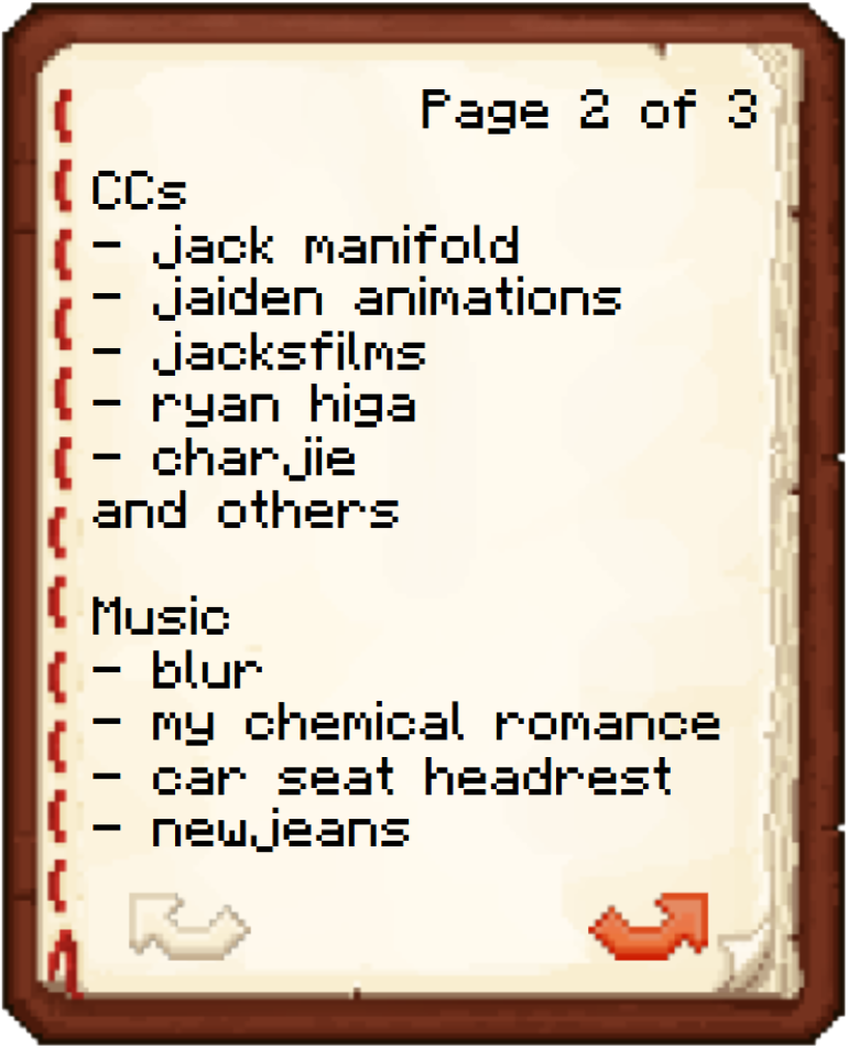 Page 2 of 3 CCs - jack manifold - jaiden animations - jacksfilms - ryan higa - charjie and others Music - blur - my chemical romance - car seat headrest - newjeans